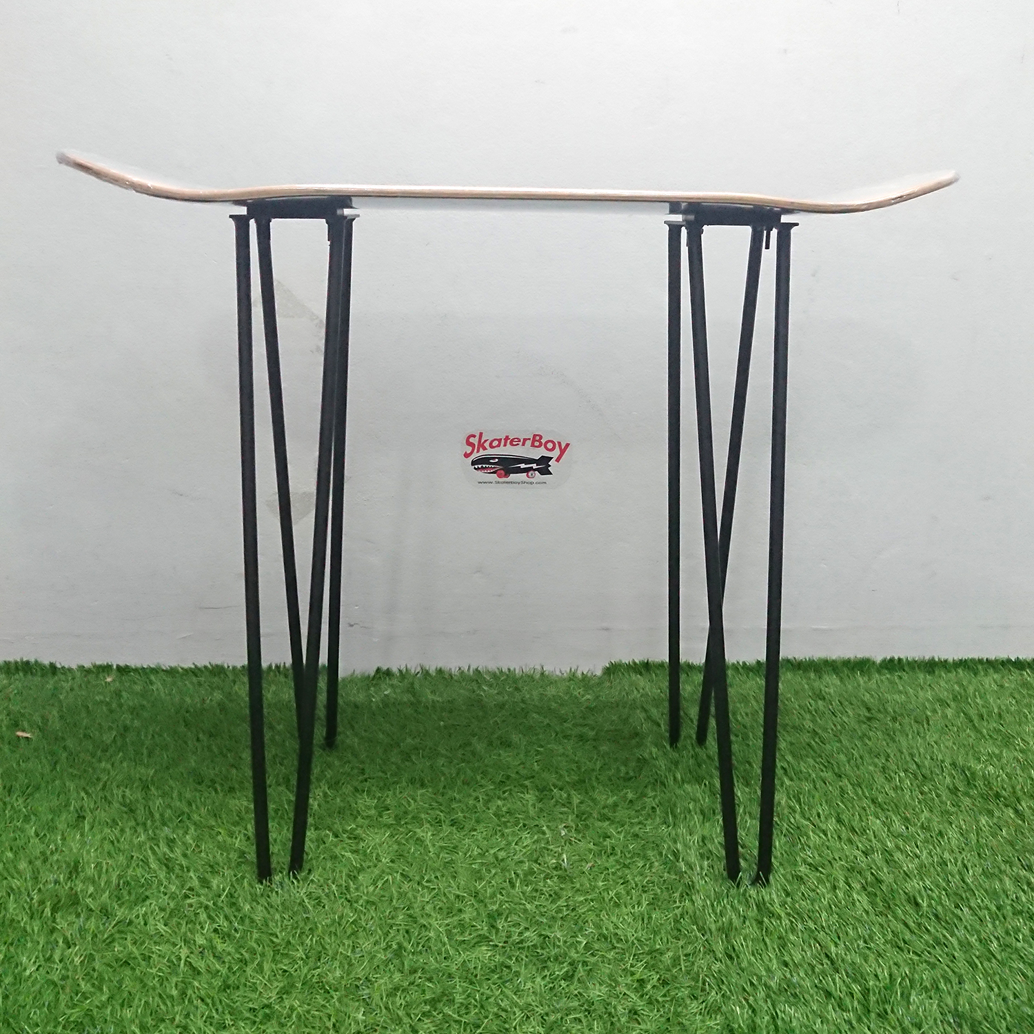 0102 ขาเหล็ก DIY แผ่นสเก็ตบอร์ดทำ โต๊ะ เก้าอี้ ที่แขวนทิชชู่ วางมือถือ ต้นไม้