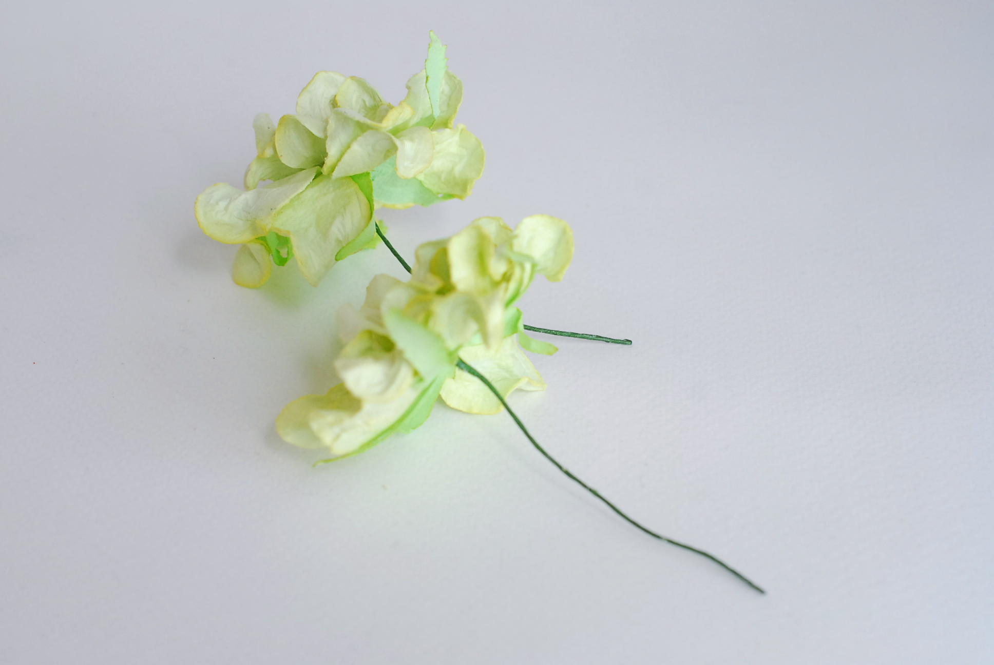 ดอกไม้กระดาษสา ราคาส่ง, ดอกการเดนเนียกระดาษสา ดอกไม้ประดิษฐ์ ตกแต่งงานแต่งงาน ประดิษฐ์ข้อมือเพื่อนเจ้าสาว ขนา่ด 5.5 cm., สำหรับของชำร่วย, งานแต่งงาน, ดอกไม้ทำข้อมือเจ้าสาว สีเขียวอ่อน จำนวน 25 ดอก Paper flower,25 Pieces mulberry gardenia flowers suppiles