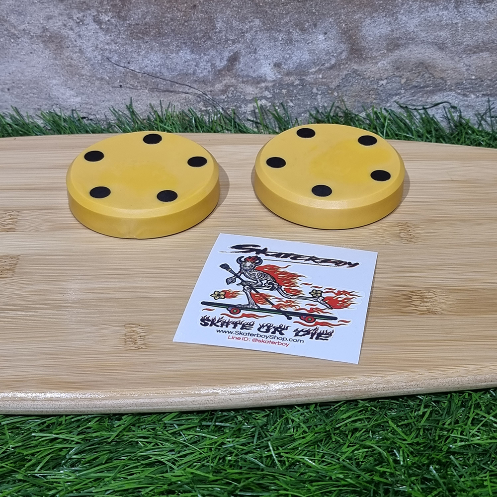 [0101] หินเบรก กลางฝ่ามือ ถูพื้นแล้วมีประกายไฟ สำหรับติด ถุงมือเบรก สไลด์ เลี้ยว สเก็ตบอร์ด Down Hill