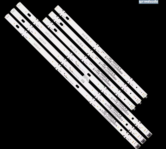 หลอดใหม่อันที่ 305 LG 43UK6090 43UJ63 LC43490088A LC43490087A หลอด7ดวง3ถว