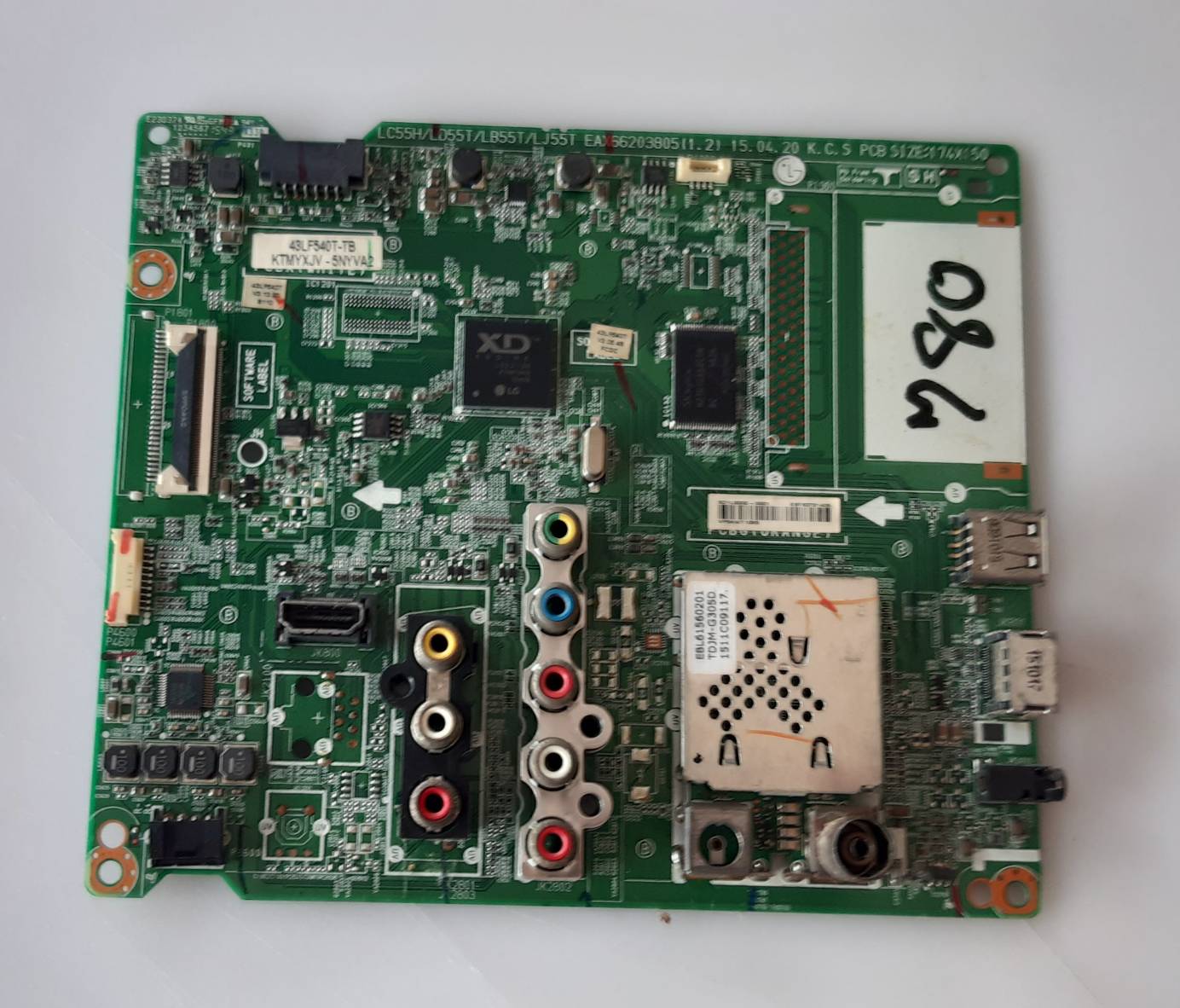 อันที่ 780 LG 43LF540T ซีสเตร็ม EAX66203805 ดิจิตอล ดีเทสแล้ว