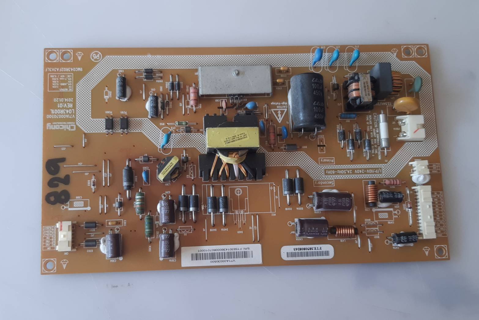 อันที่ 829 TOSHIBA 32L2450VT ซัฟฟลาย V71A00030500 ดีเทสแล้ว