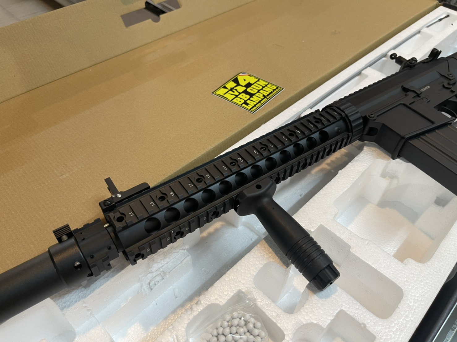A&K SR25 ASSAULT RIFLE SERIES SR25 สีดำ