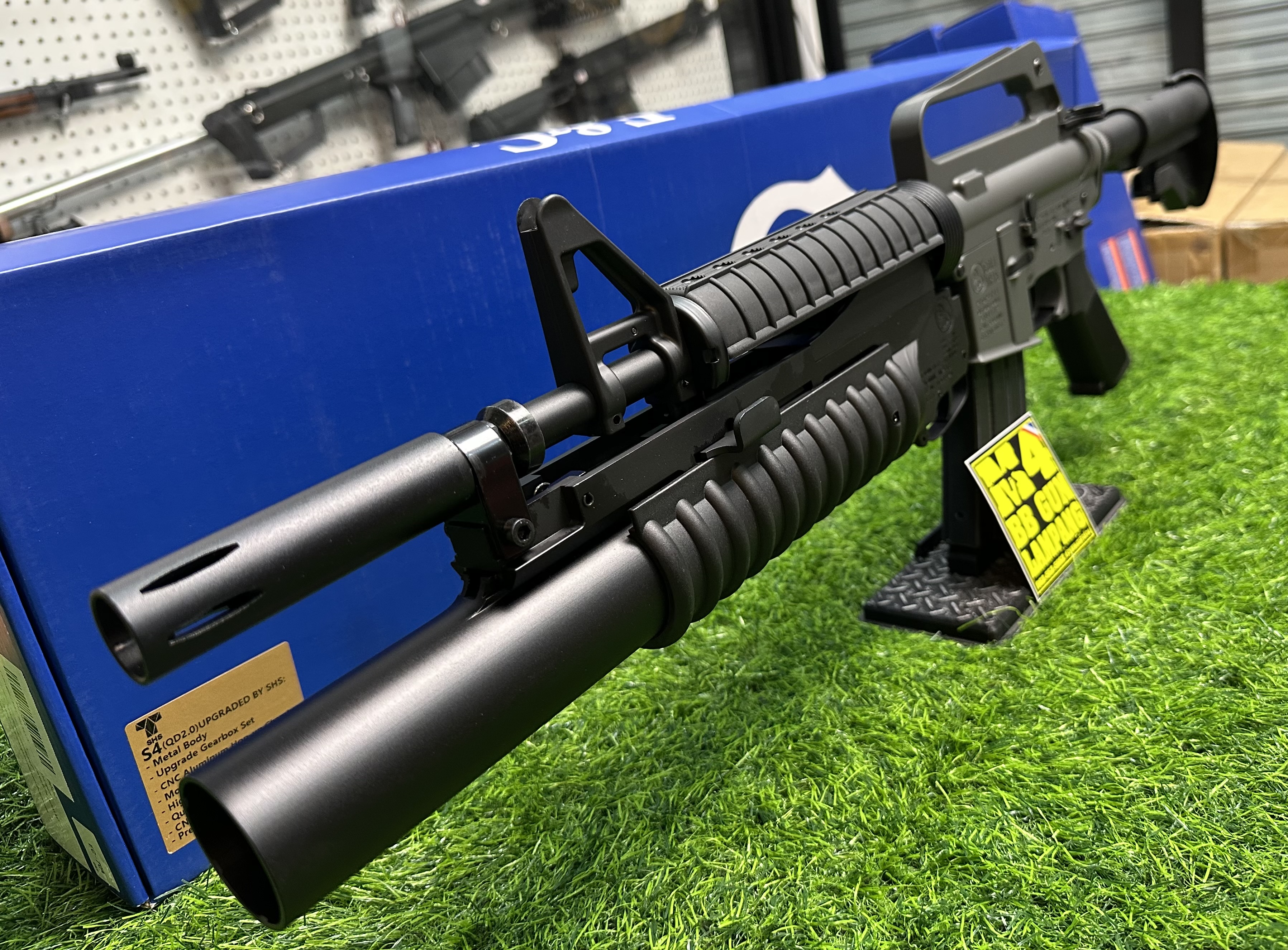 E&C x Cybergun 704 s4 GRY XM177E2 + M203