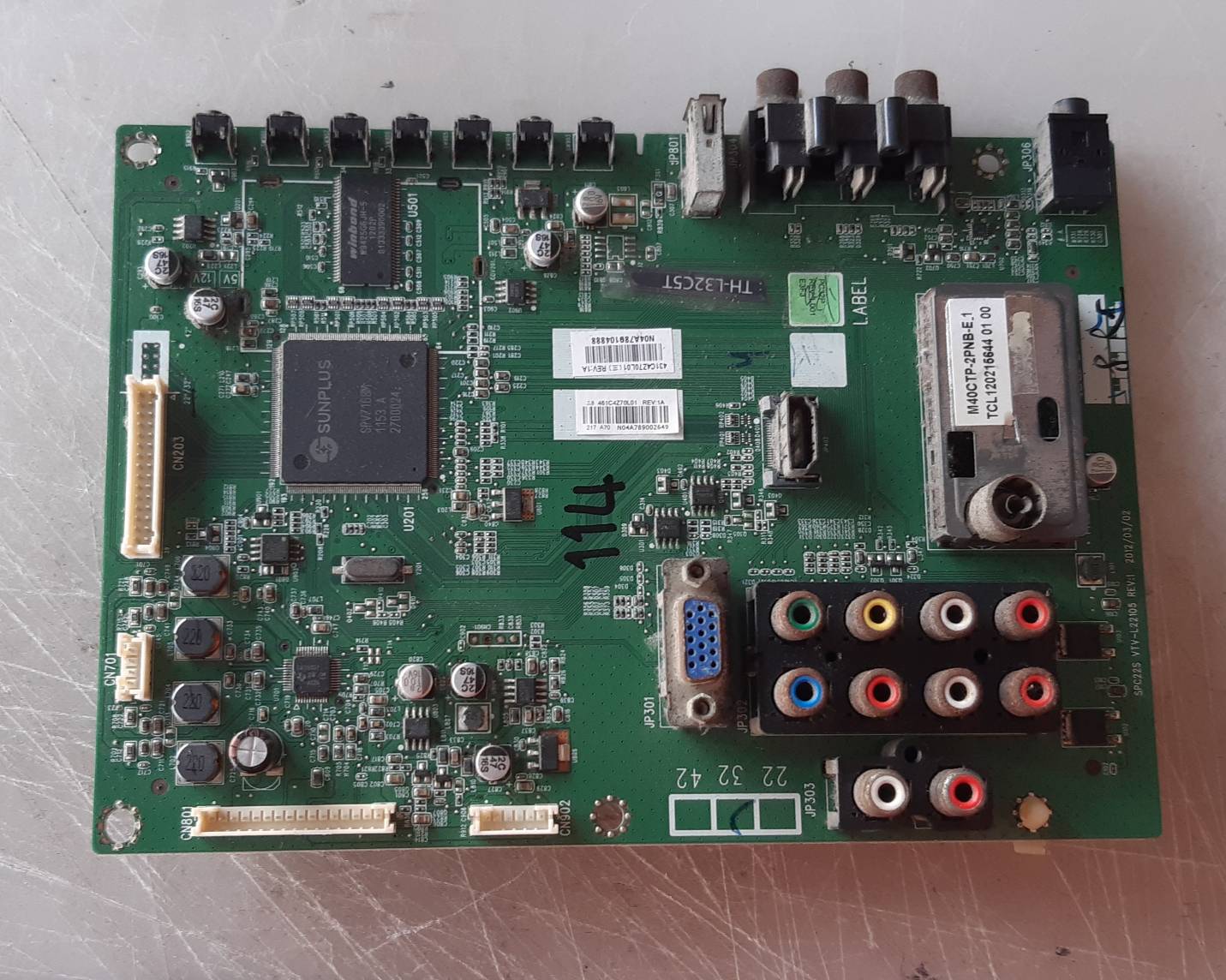 อันที่ 114 Panasonic TH-L32C5T ซีสเตร็ม SPC22S VTV-L22105 ดีเทสแล้ว