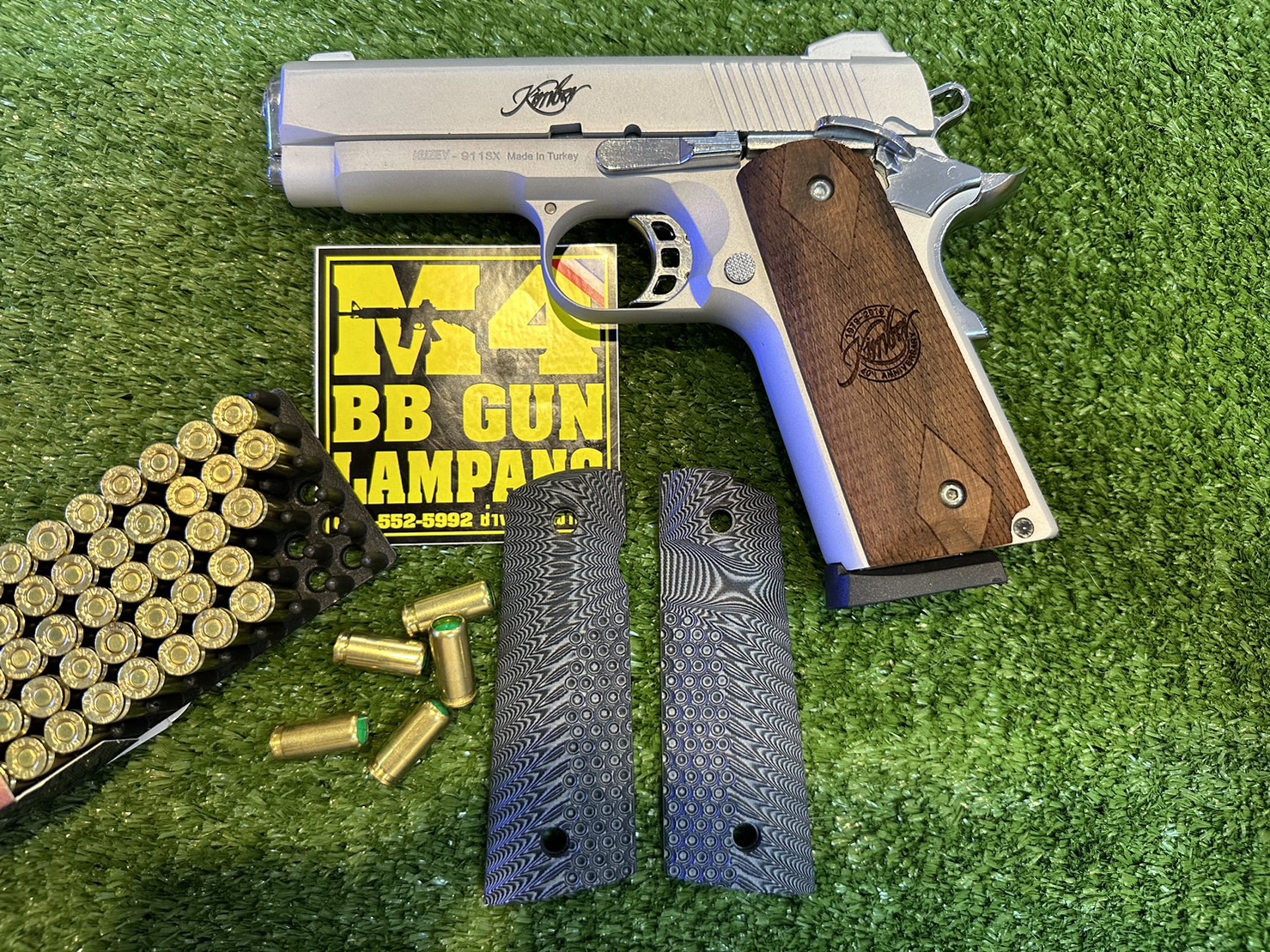 KUZEY M1911 ลาย KIMBER ลำกล้อง 4" สีซาติน