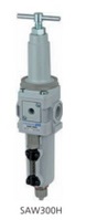 SAW300H-03 MEP SKP Filter Regulator แรงดันสูง 1unit Size 3/8" Pressure 0.1-17 Bar Up20Bar รองรับ 30Bar ราคาถูก ทนทาน ส่งฟรีทั่วประเทศ
