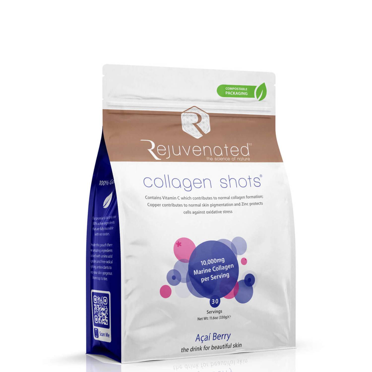 REJUVENATED COLLAGEN SHOTS 30 DAY SUPPLY 0 กก.