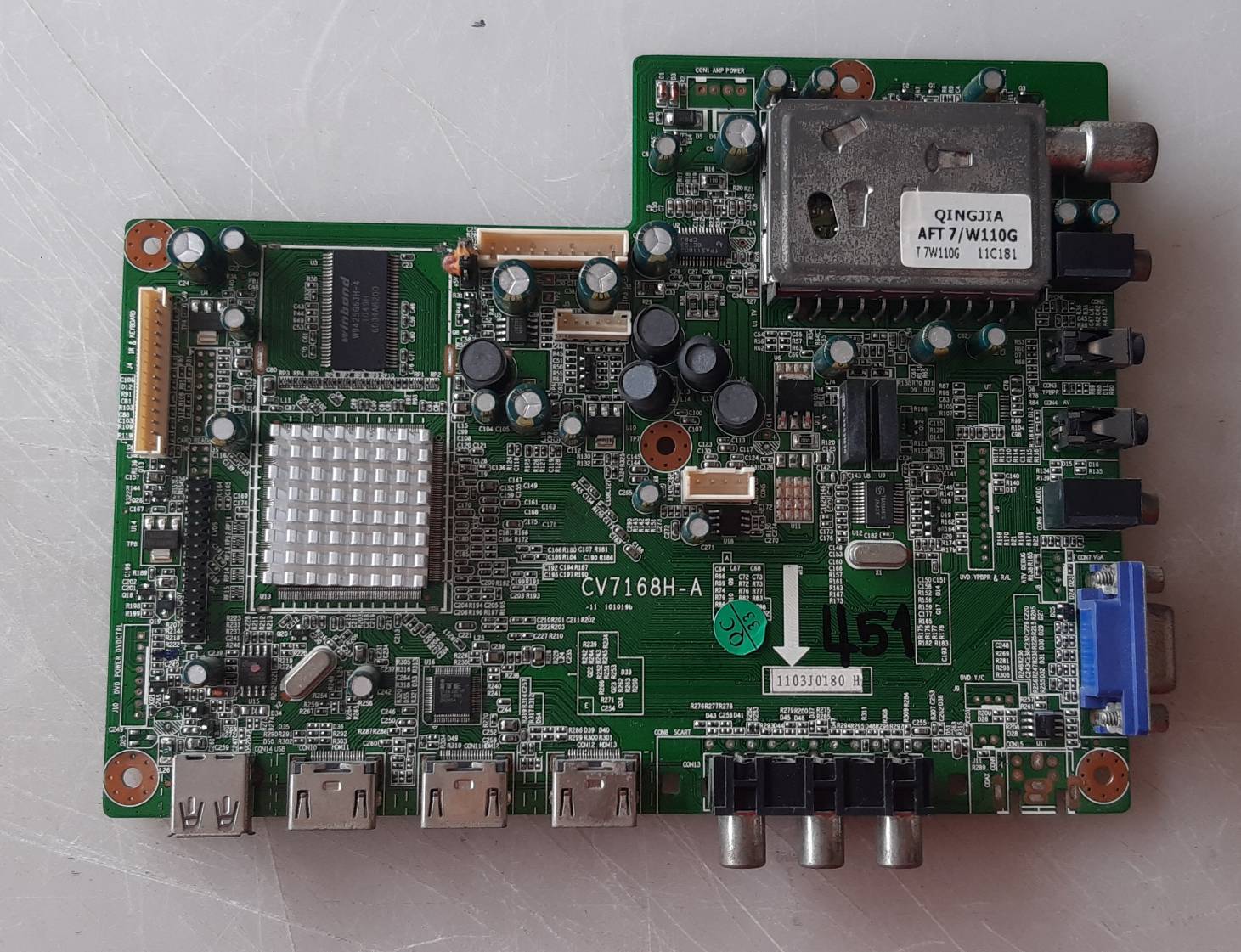 อันที่ 451 ALPHA TL32H9A-TP ซีสเตร็ม CV7168H-A ดีเทสแล้ว