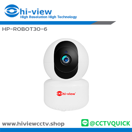 กล้องวงจรปิด HIVIEW IP รุ่น HP-ROBOT30-6 ความละเอียด 3 ล้านพิกเซล
