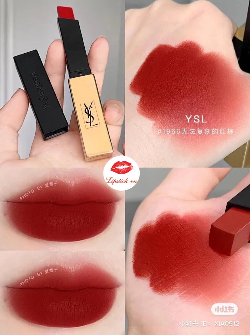 ลิปสติก YSL The Slim Velvet Radical # 1966 Rouge Libre ขนาด 2.2g