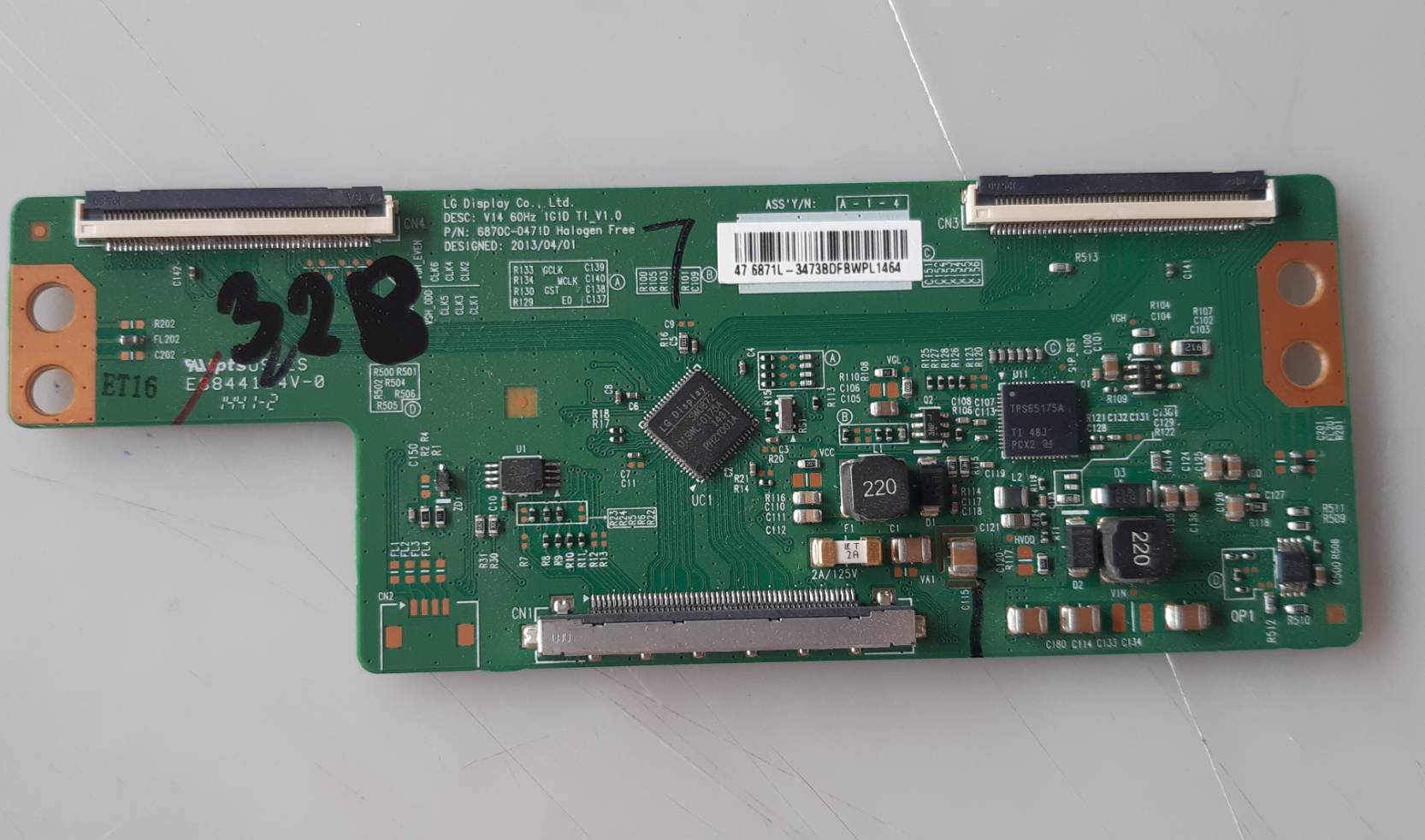 อันที่ 328 TOSHIBA 47L2450VT ทีคอน 6870C-0471D ดีเทสแล้ว