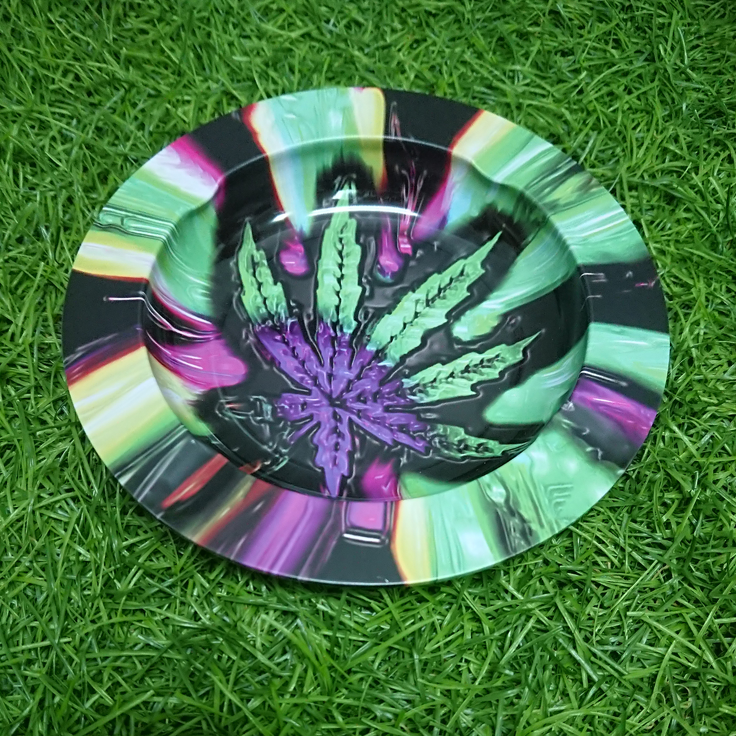 [1003] ถาดอเนกประสงค์ รองแก้ว ใส่ขนม ใส่ของ ขนาดเล็ก 14 cm สูง 2cm