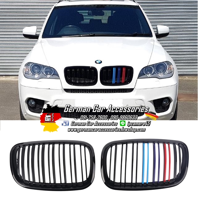 กระจังหน้าซี่คู่ BMW E70 3สีM