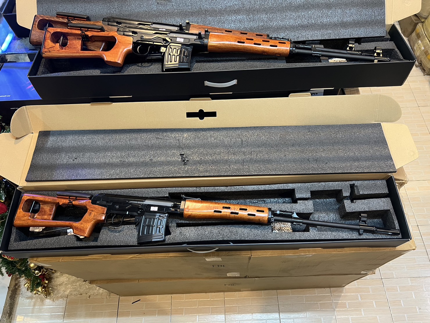 A&K รุ่น (SVD-MW-E)ระบบไฟฟ้า บอดี้โลหะ ไม้แท้ SVD Dragunova