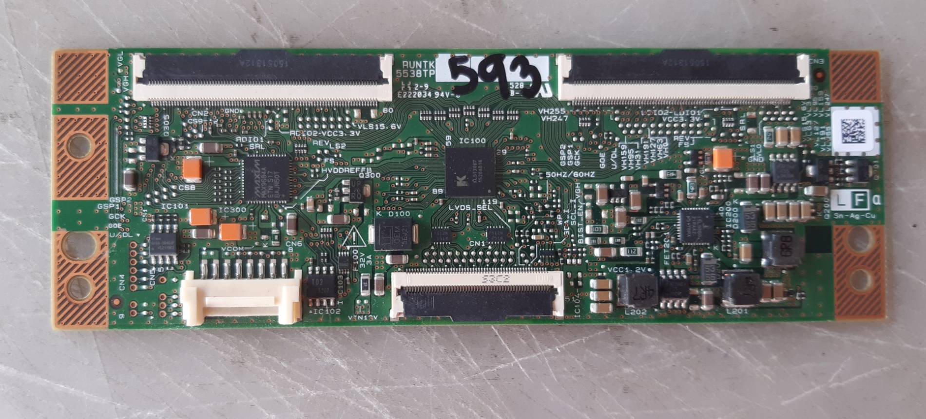 อันที่ 593 Samsung UA40J5100AK ทีคอน RUNTK 5538TP ดี