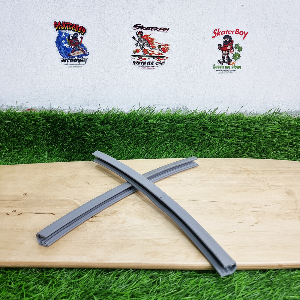 [0302][ลด50%] ขอบยางกันกระแทก แบบบาง แบบหนา เสริมแผ่นเหล็ก ยาวประมาณ 30cm