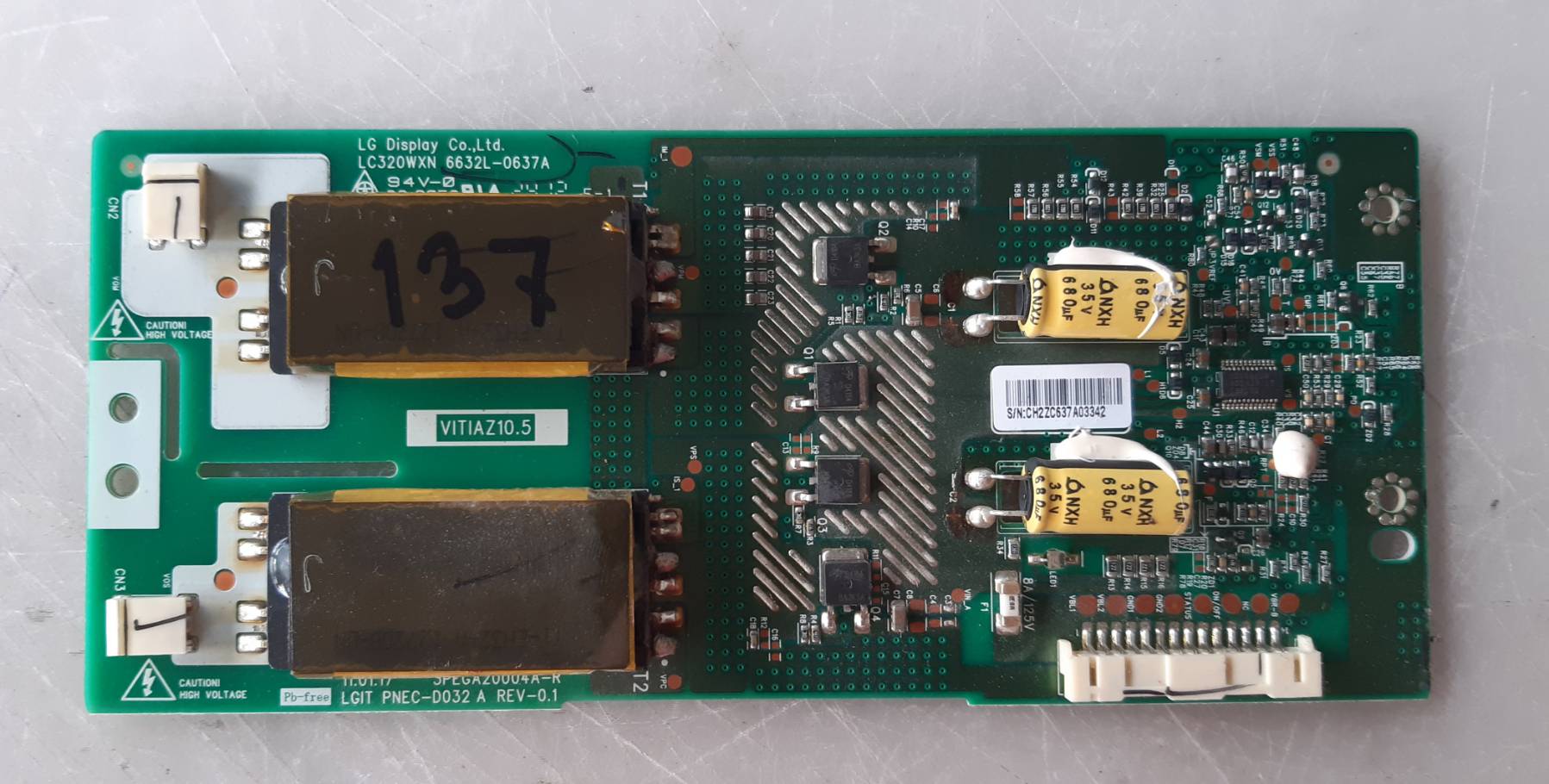 อันที่ 137 LG 32CS460 อินเวอร์เตอร์ 6632L-0637A ดีเทสแล้ว