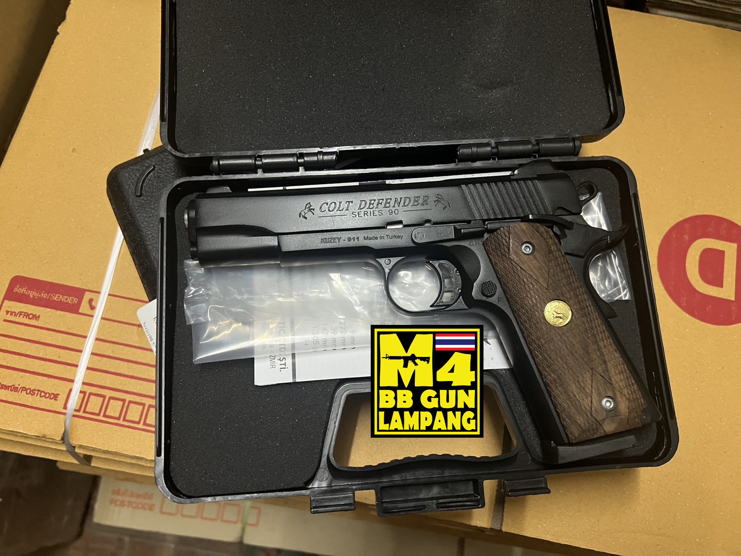 KUZEY M1911 ลาย Series 90 ลำกล้อง 5"ดำ