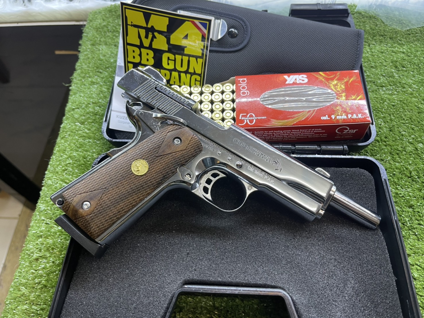KUZEY M1911 ลาย Series 80 ลำกล้อง 5" เงินเงา