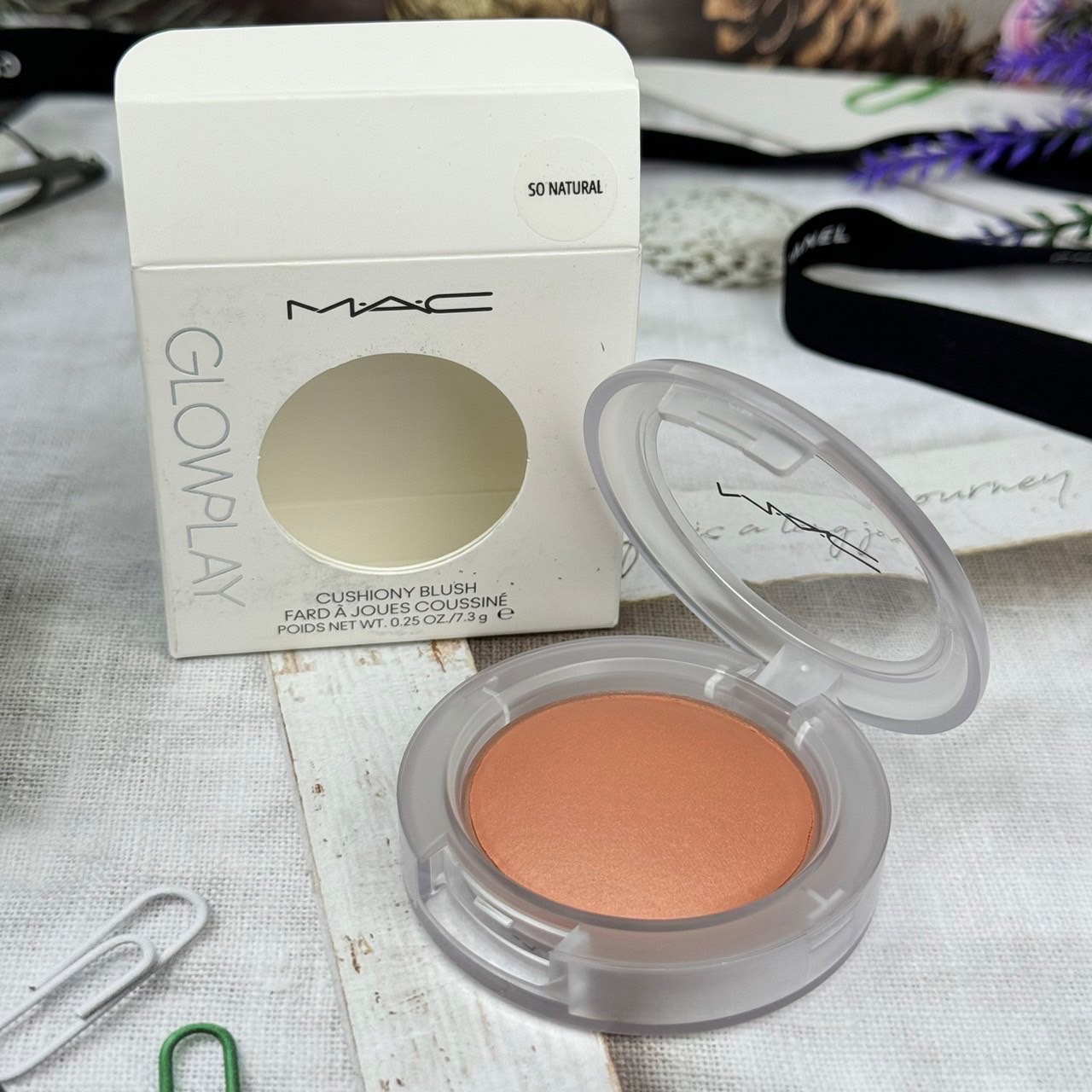 บลัชออน MAC GLOW PLAY CUSHIONY BLUSH สี So Natural 7.3 g