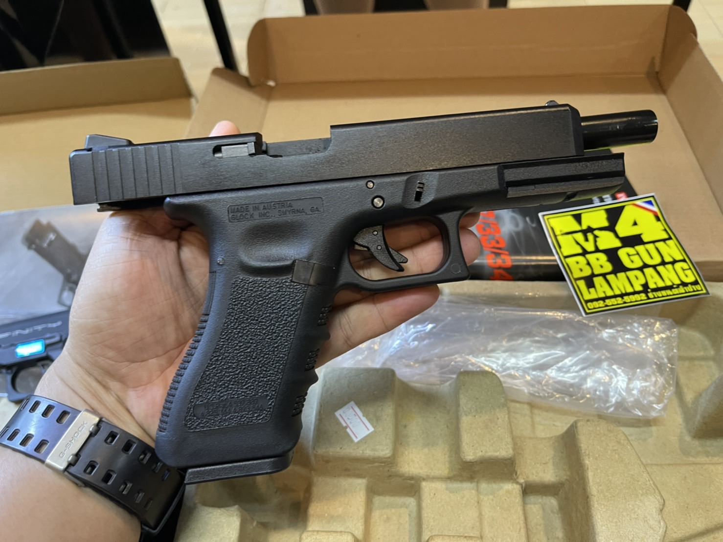 WE - Glock 34 Gen 3 สีดำ