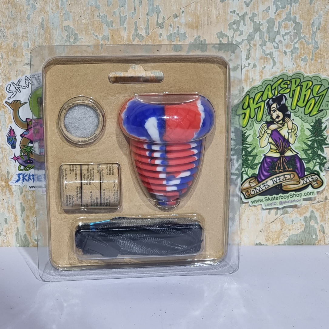 [1007] กรองควัน เก็บควัน เก็บกลิ่น กรองคาร์บอน Mouthpiece Filter Silicone กรอง Carbon Cotton Paper