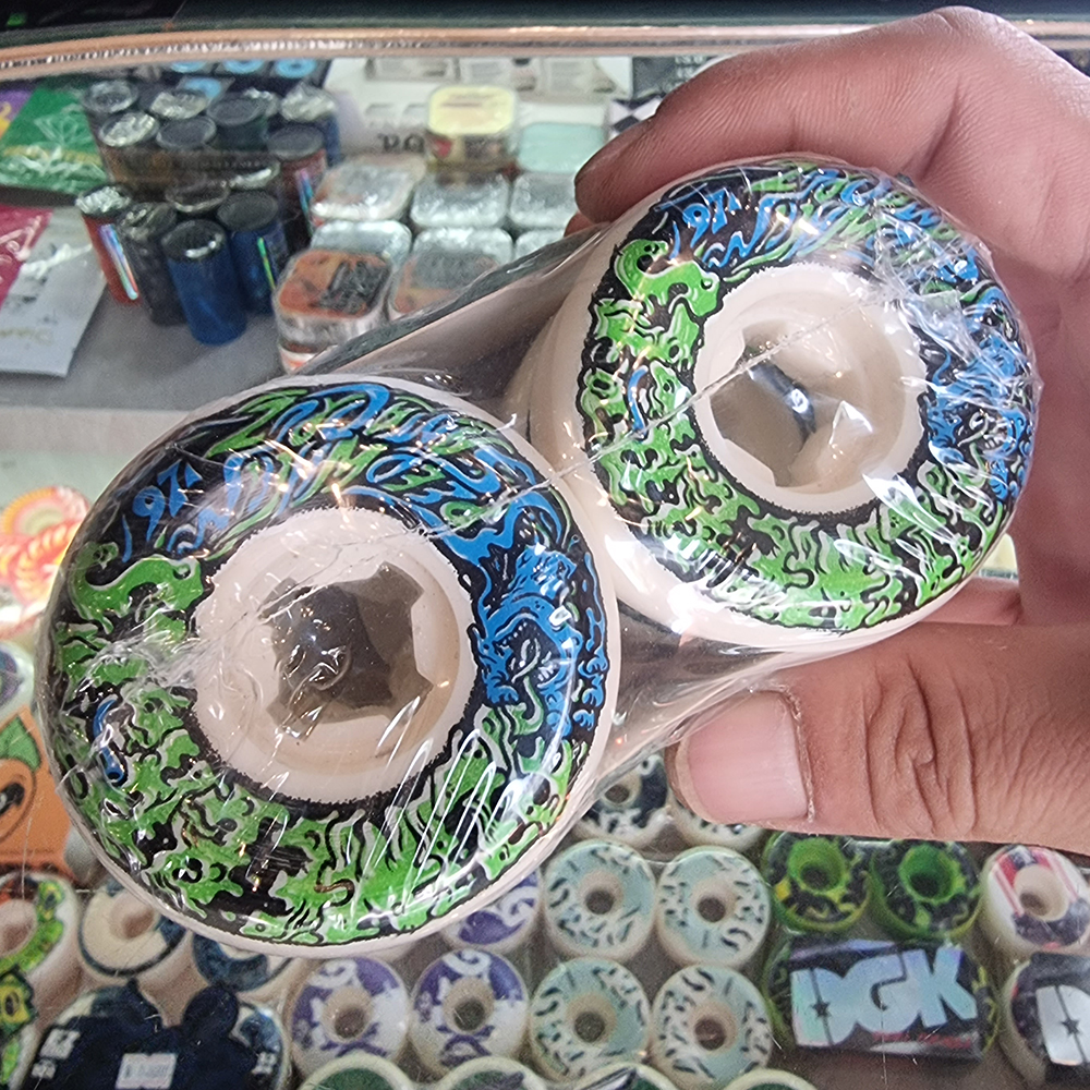 [0315] ล้อสเก็ตบอร์ด Slime Balls ขนาด 54-57mm แข็ง 95-99A แนว Street, Park, street surf