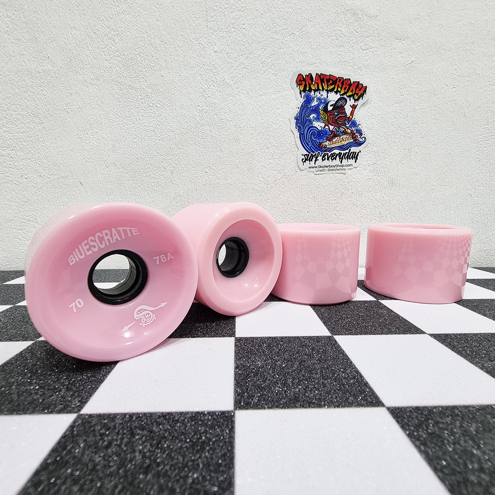 [0317][ลด50%] ชุดล้อสเก็ตบอร์ด 4ล้อ 70x50mm ยางนิ่ม 78A สำหรับ longboard dance