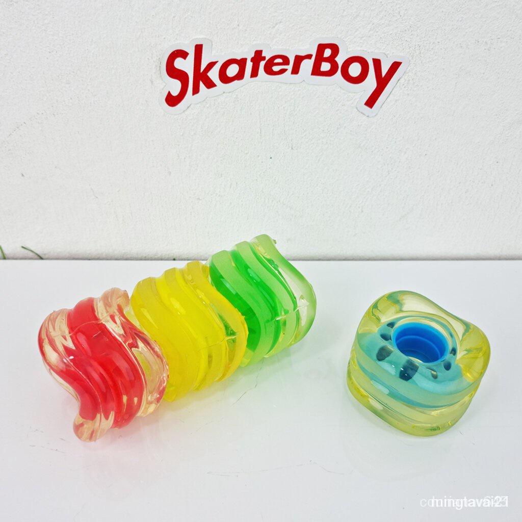 [0317] ล้อสเก็ตบอร์ด ลุยทางวิบาก ขรุขระ 3ขนาด 102, 76, 60mm surf skate, Longboard, Off Road wheel