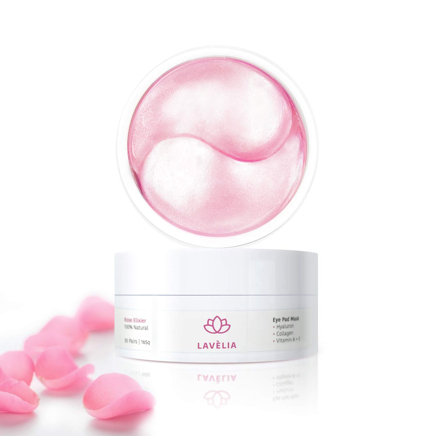 Lavelia Beauty Rose Elixir Eye Pads 30 pairs บำรุงรอบดวงตา (นำเข้าจากประเทศเยอรมัน) 0 กก.