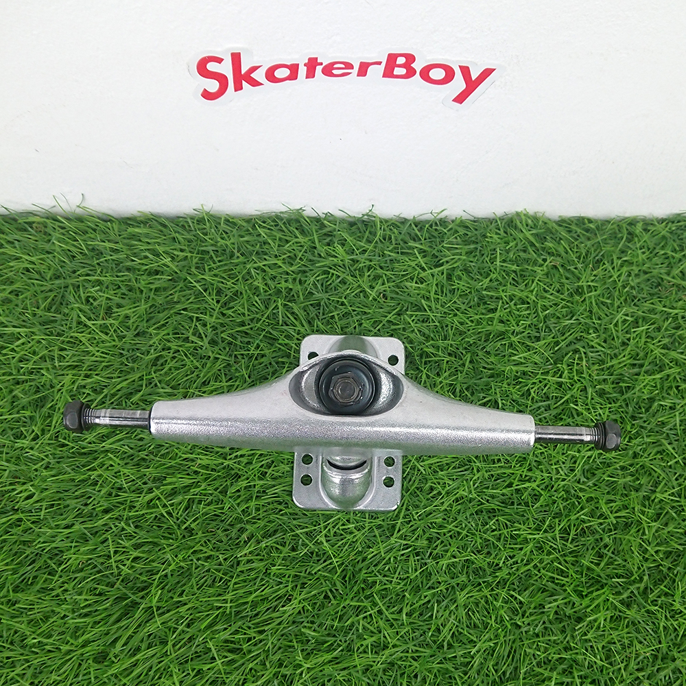 [0306] Surf truck (short spring). Can be fully turned. Bolt holes are threaded. Width 6.25 inches, height 2.5 inches. Great value.