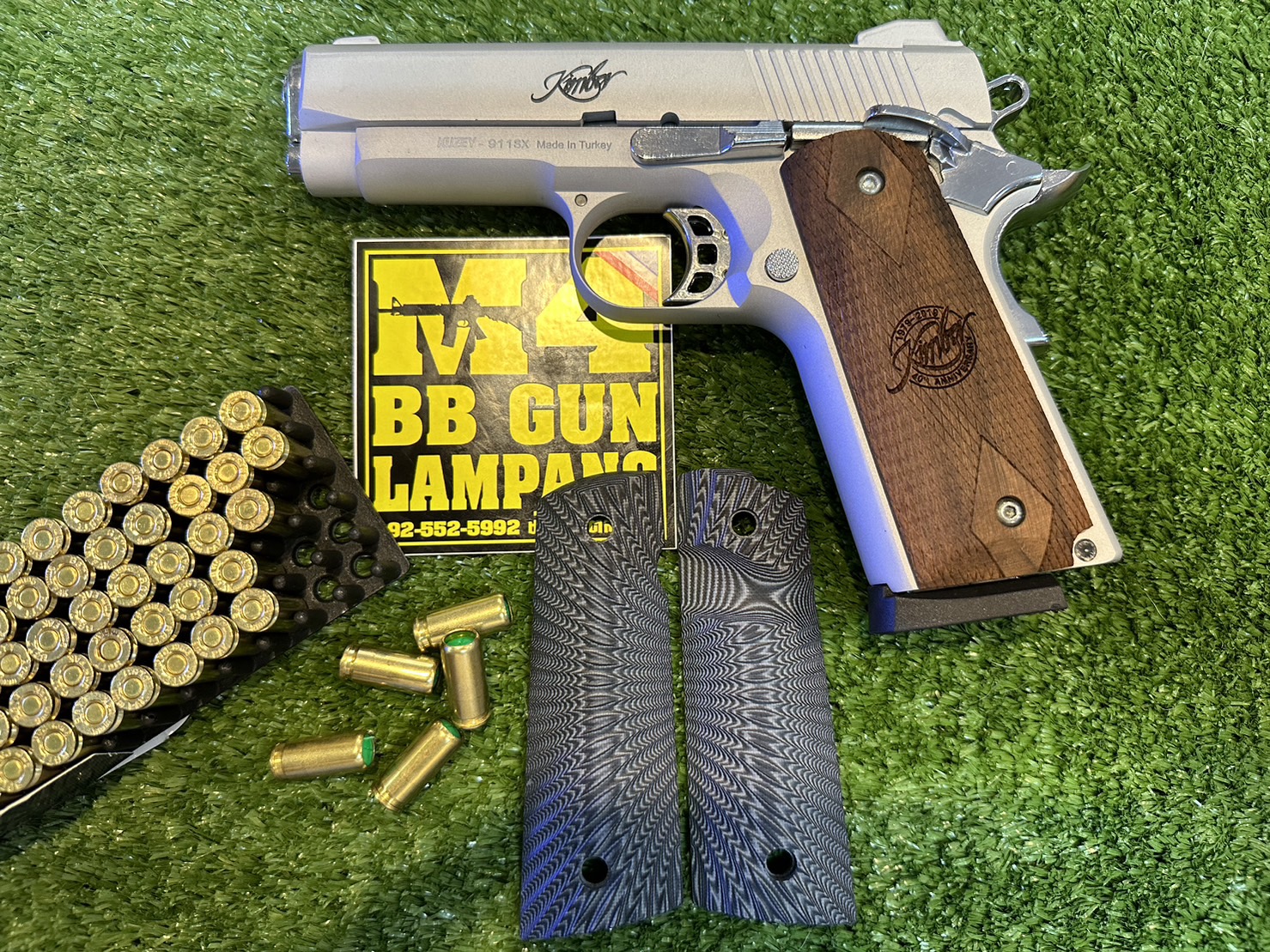 KUZEY M1911 ลาย KIMBER ลำกล้อง 4" สีซาติน