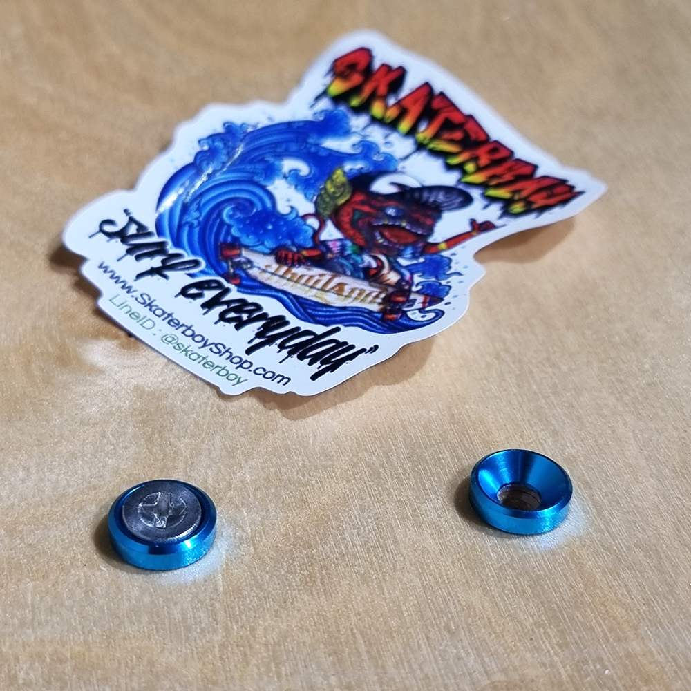 [0302] จานรองน็อตยึดทรัค สเก็ตบอร์ด กันน็อตจมกินบอร์ดไม้ ช้วยถนอมบอร์ด nut washer