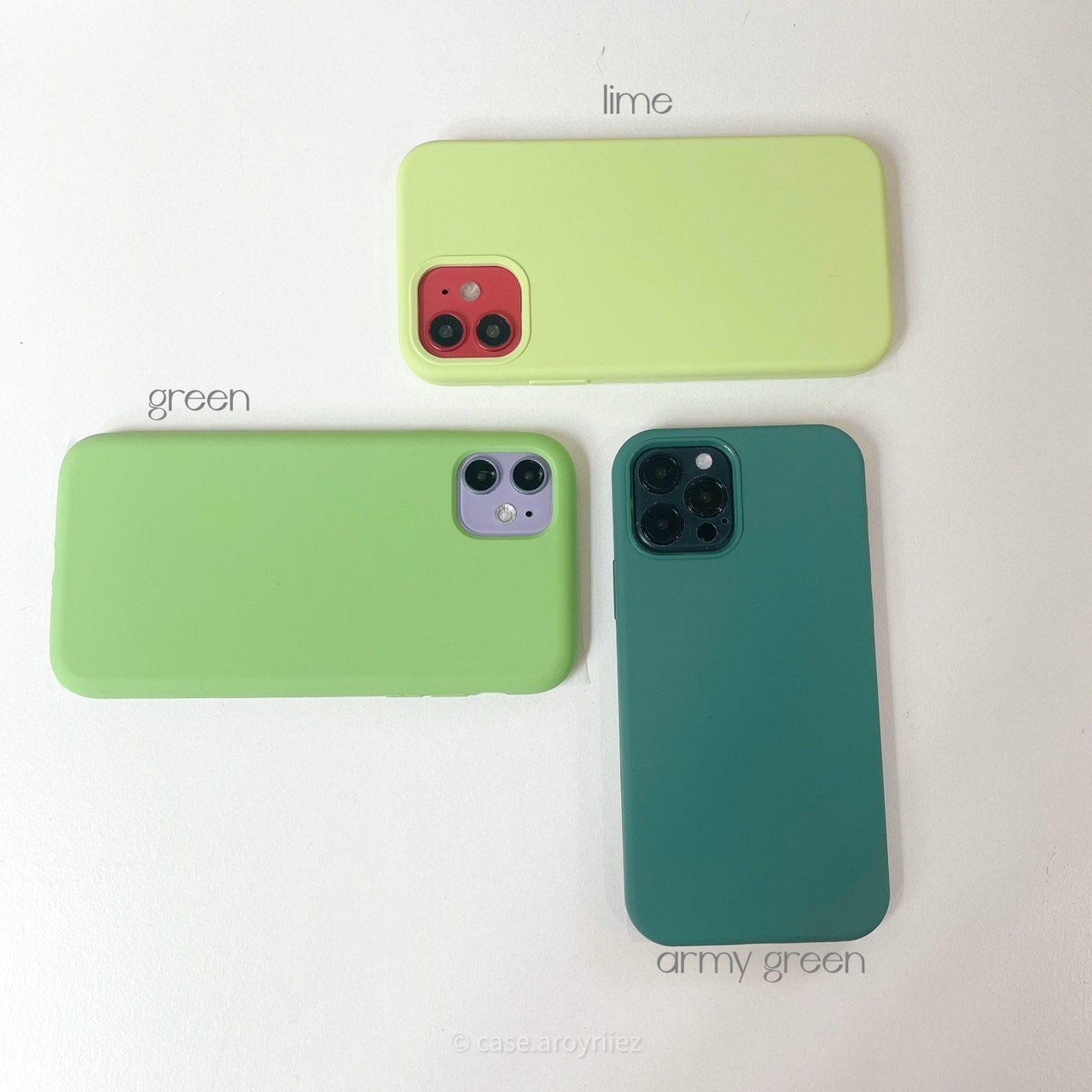 Silicone Case (lime colors) ** สำรองสี 1 สีกันหมด **