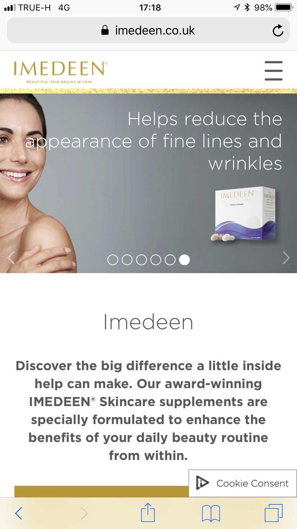 Imedeen Imedeen Prime Renewal 120 Tablets 500 กรัม