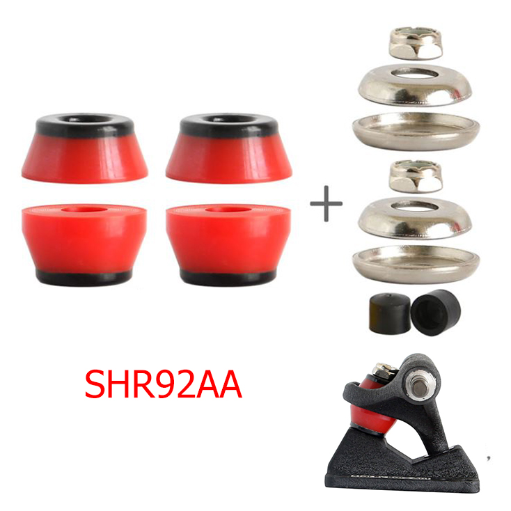 [0312] ลูกยางบูชชิ่ง S5 SM S7 สำหรับทรัค street skate คุณภาพดีจาก RareAnt ทรงกรวย4ชิ้น(pivot16mm)