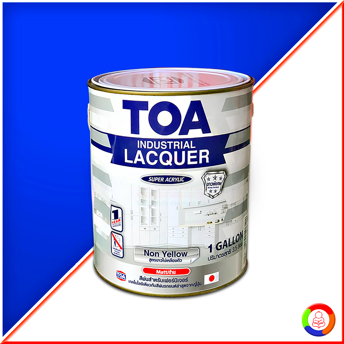 TOA Industrial Lacquer Non-Yellowish