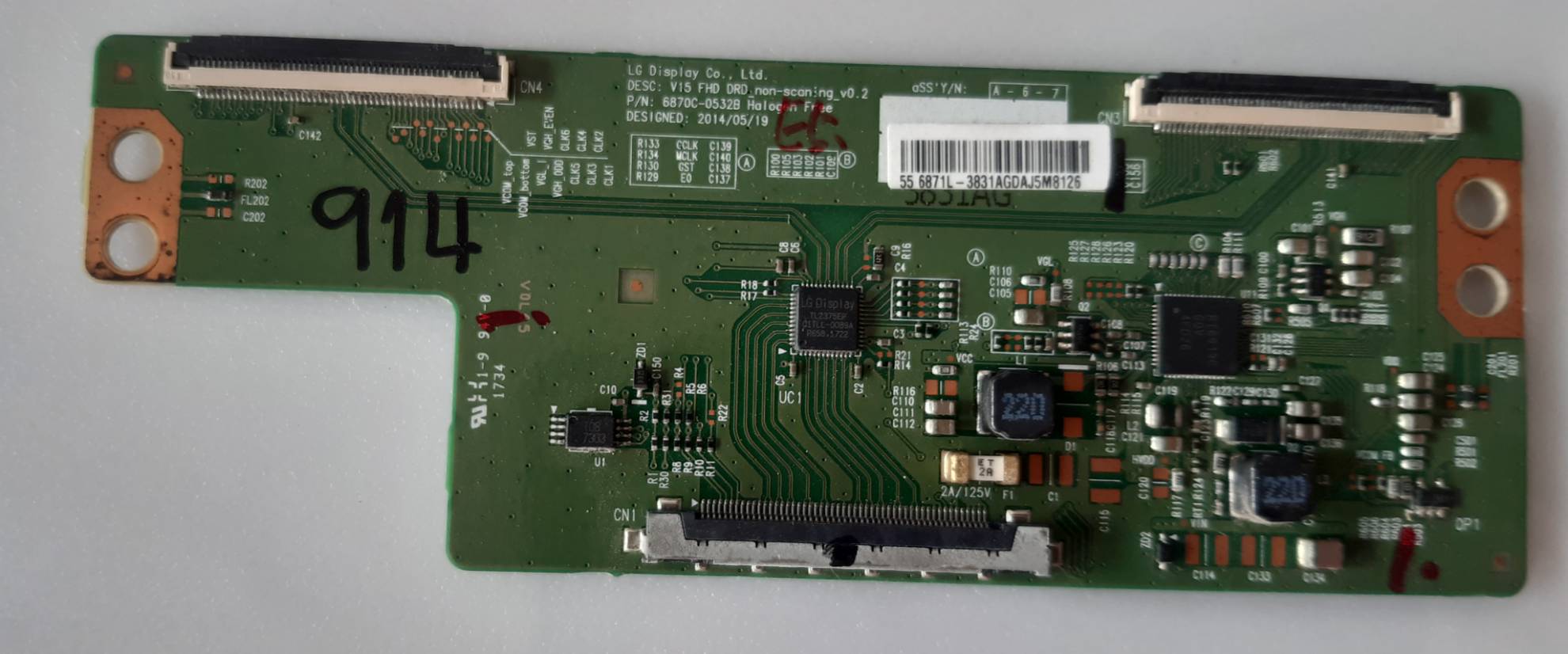 อันที่ 914 Panasonic TH-55ES630T ทีคอน 6870C-0532B ดีเทสแล้ว