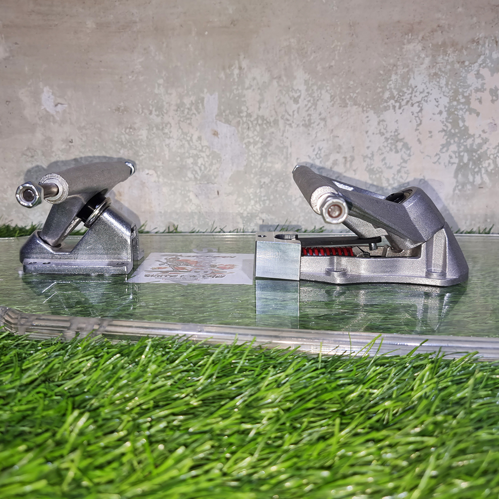 [0306] ทรัคสเก็ตบอร์ด Surf truck(สปริงยาว) CX7 กว้าง 6นิ้ว สูง 2.5นิ้ว โมแล้วเล่นดีกว่าเดิม