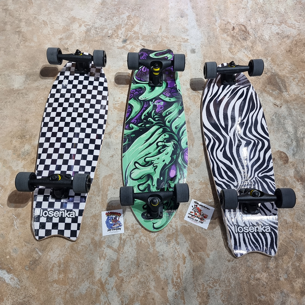 0201 Surf skate บอร์ด32นิ้ว สูงไม่เกิน160-170cm เลี้ยว40องศา พร้อมเล่น
