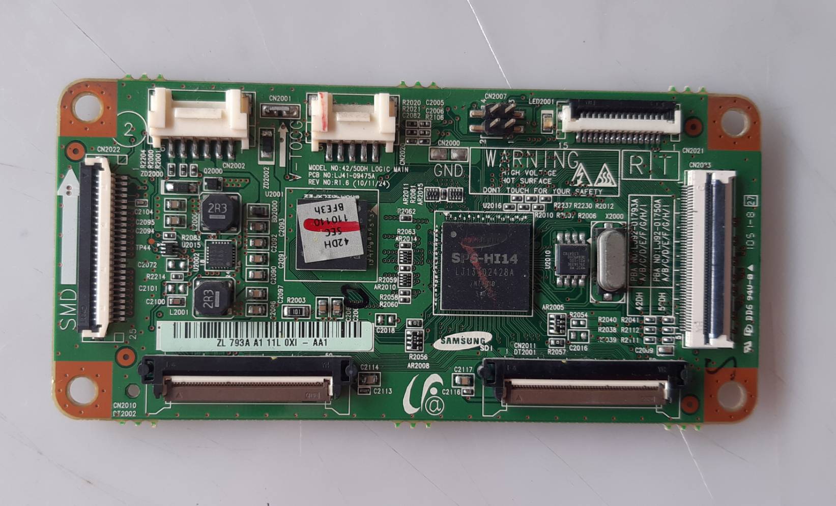 อันที่ 553 Samsung PS43D450A2 โลจิก LJ41-09475A ดีเทสแล้ว