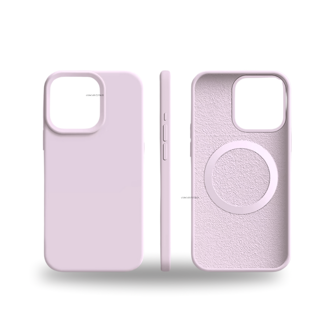 Silicone premium with magsafe case (toffy colors)