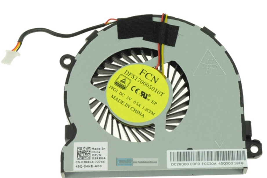 Fan CPU Cooling Part:3RRG4 Dell Inspiron 14 (5447),15 (5547,5548)