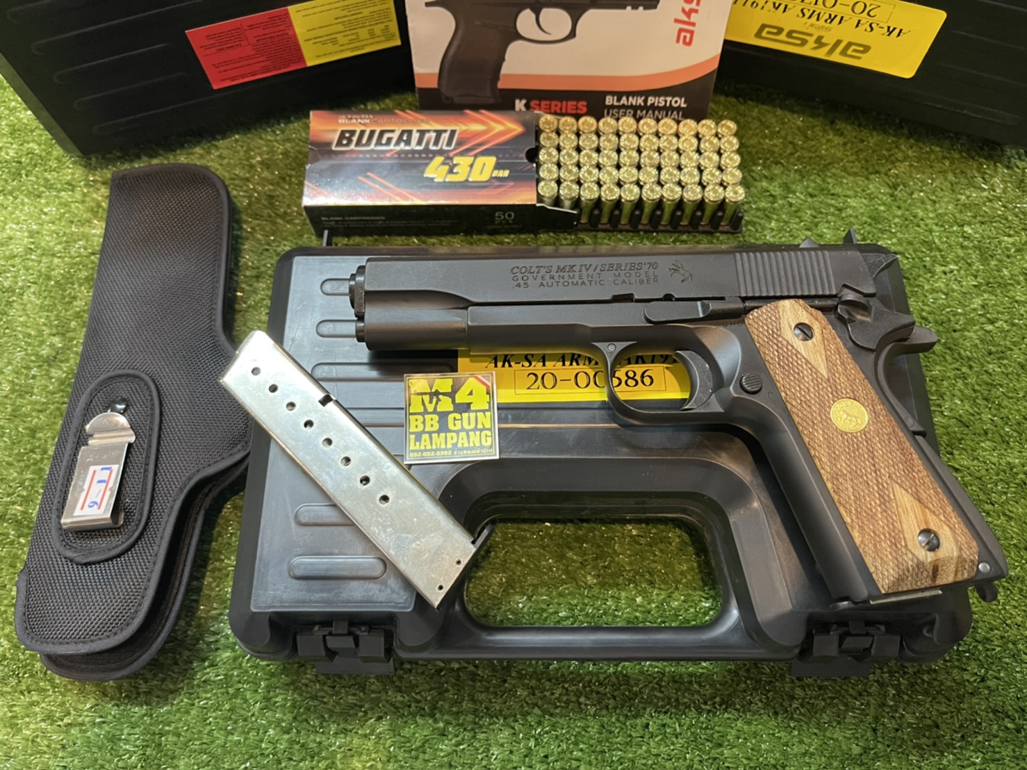 AKSA COLT 1911 ลาย Series 70 สีดำ