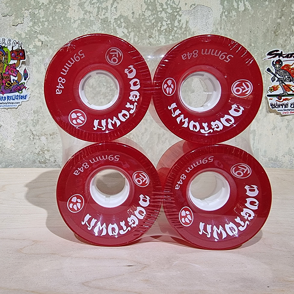 [0316][US] ล้อสเก็ตบอร์ด Dogtown 59 63mm 84A ฟรีลูกปืนล้อสเก็ตบอร์ด Abec7