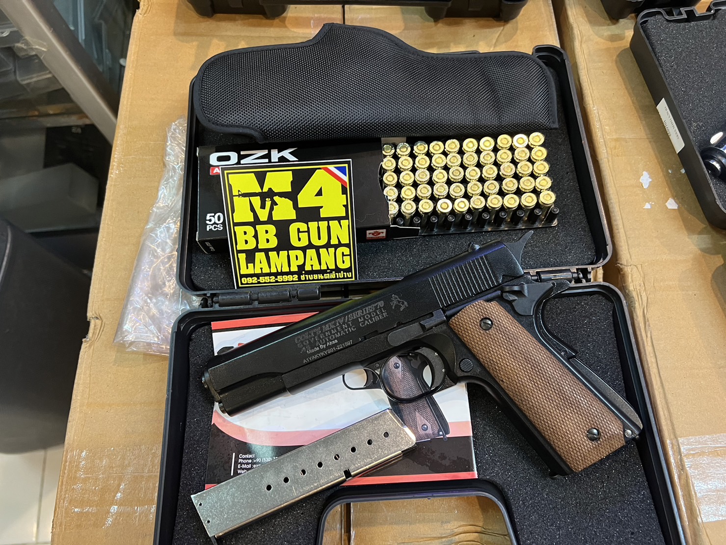 AKSA COLT 1911 ลาย Series 70 สีดำ