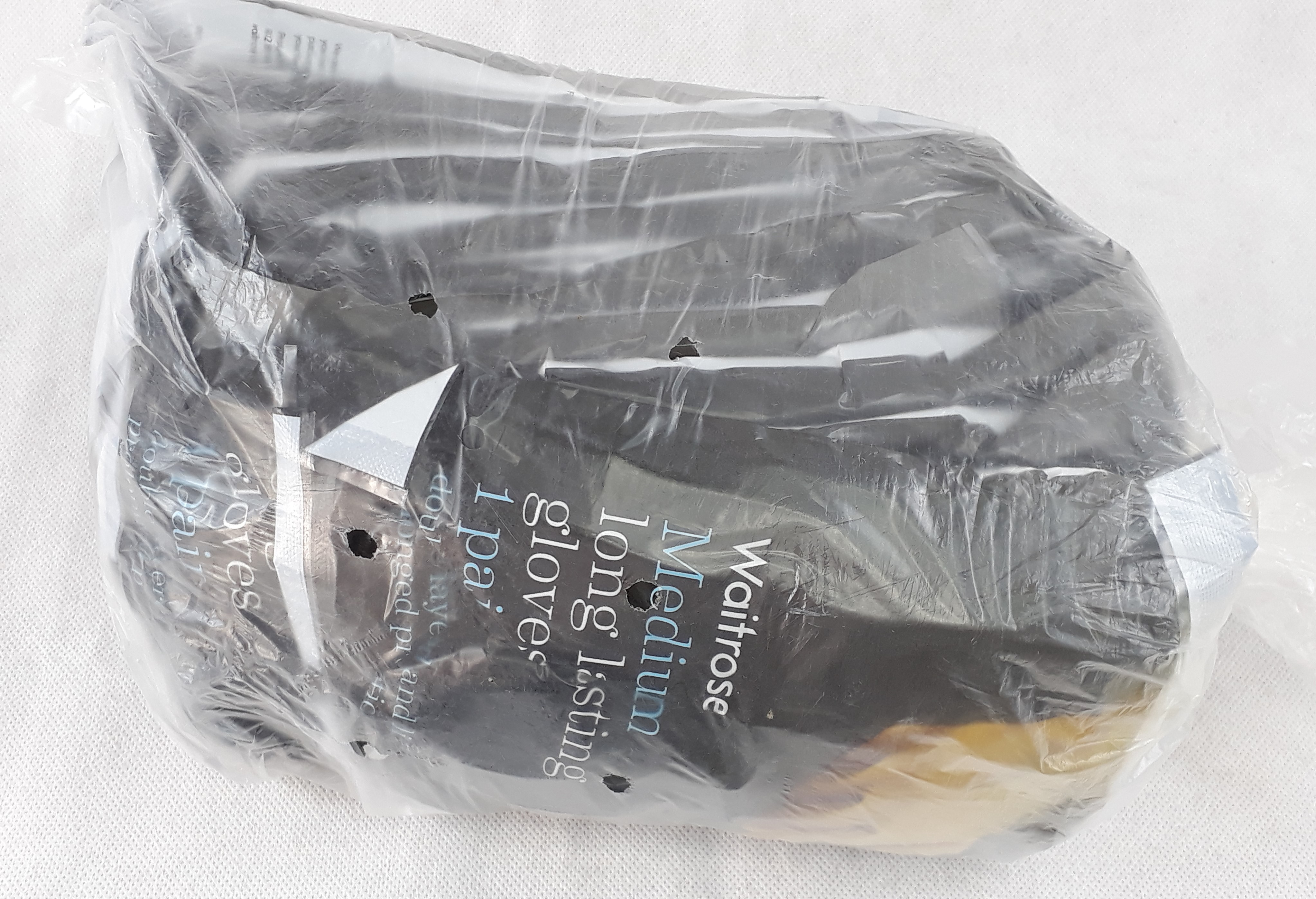 [ยกโหล 12 คู่] HHG04 ถุงมือแม่บ้าน ยาว 12 นิ้ว บรรจุ ฝ่ามือหยาบแบบรังผึ้ง มีซับใน