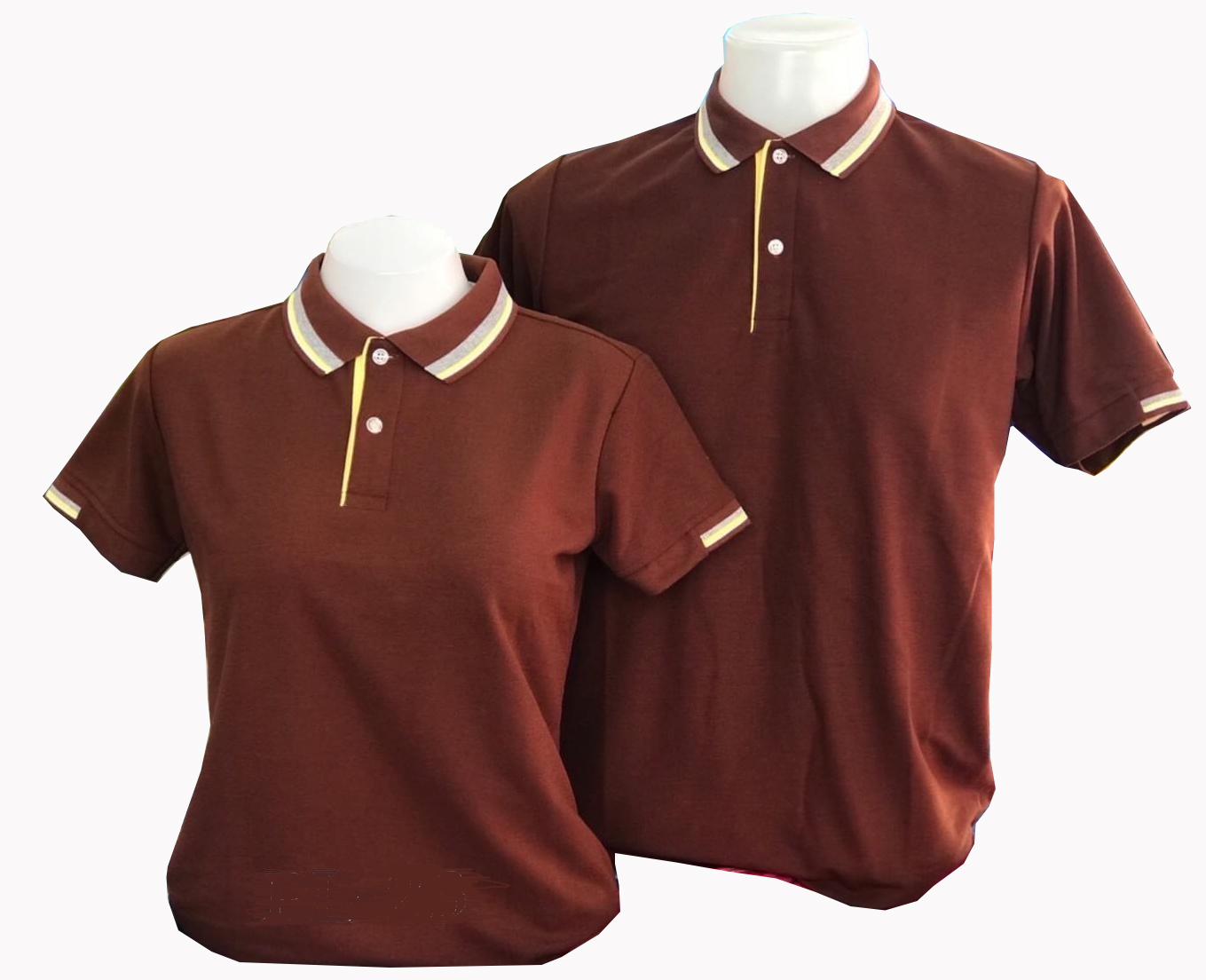 เสื้อโปโล สีน้ำตาล คอฟฟี่ คัลเลอร์