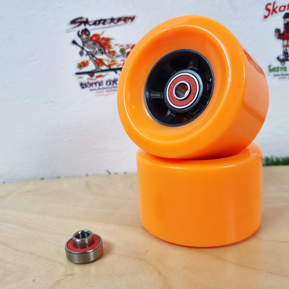 [0502] ล้อสเก็ตบอร์ด ขนาด 83x52mm HR82AA พร้อมลูกปืน spacer ในตัว สำหรับ สเก็ตบอร์ดไฟฟ้า